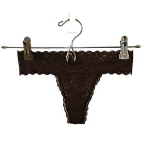 Brown GAP Women's Lace Thong Panty
